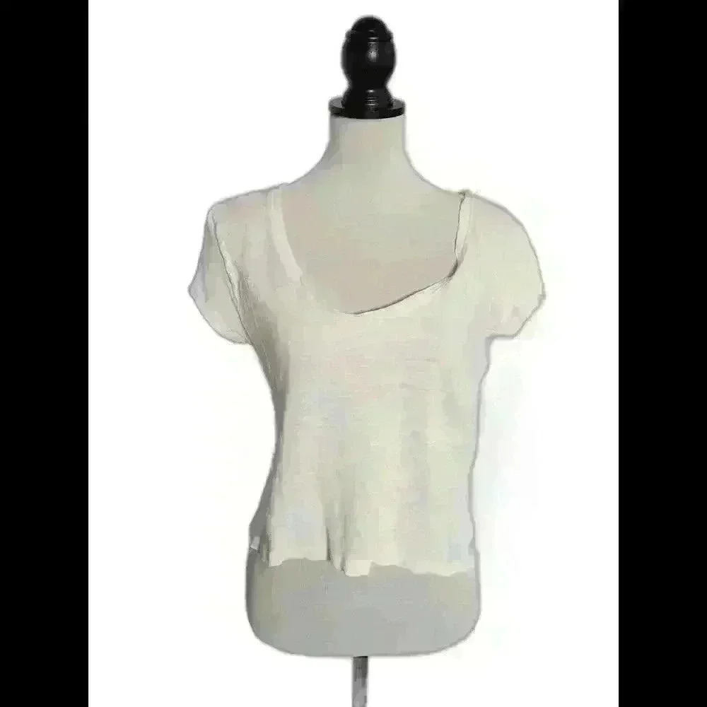 Casual White Short Sleeve Top - Perfect for Everyday Wear
